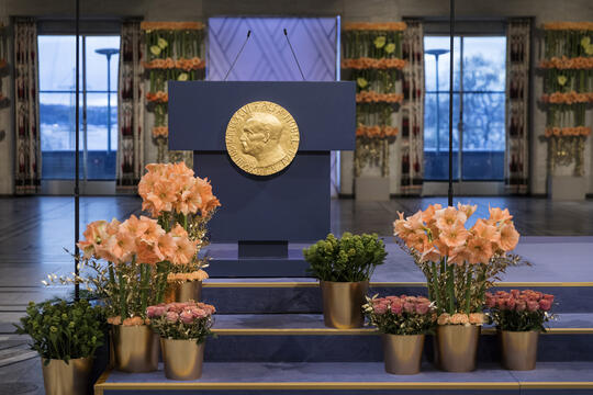 The Nobel Peace Prize ceremony